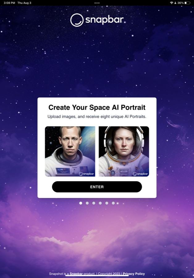 The booth icon on the iPad home screen