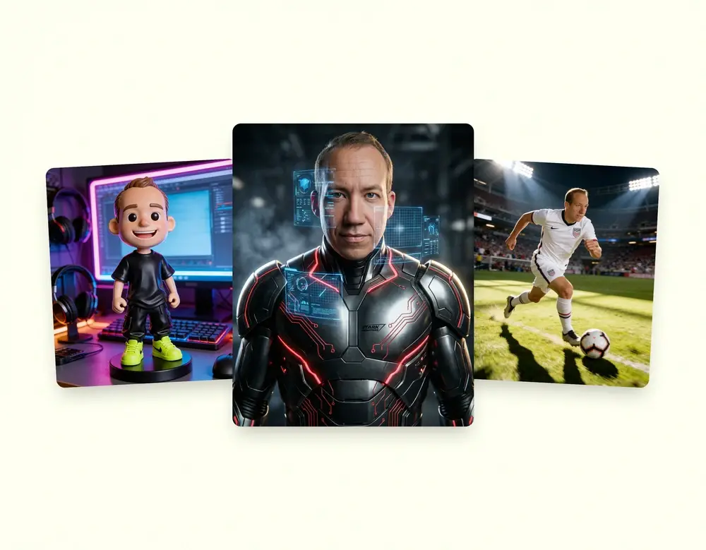 AI Photo Booth experience graphic from the Create page