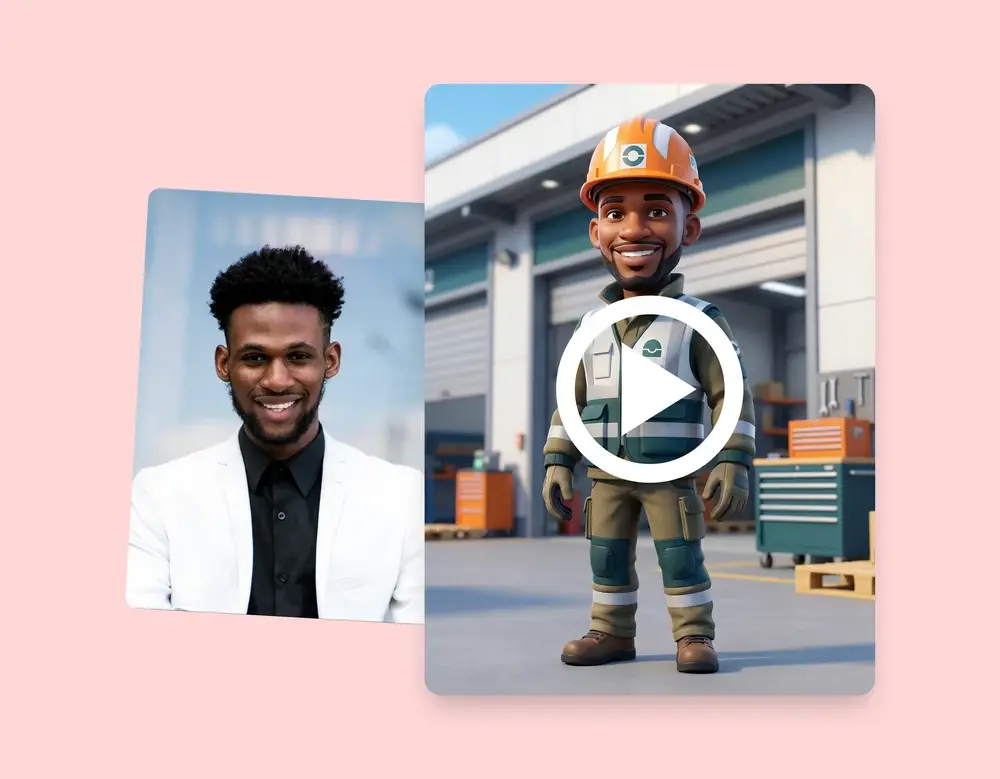 AI Video experience graphic from the Create page